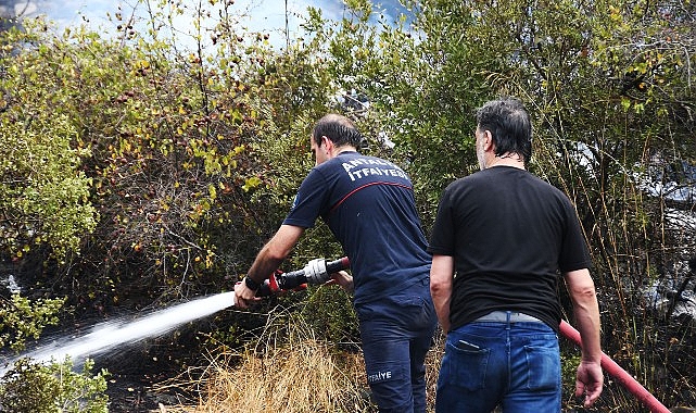 Kemer’de orman yangını