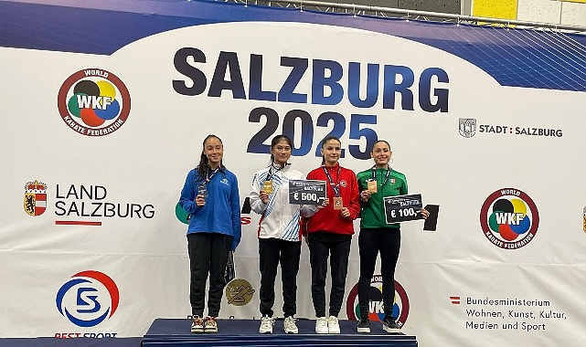 Milli Karateci Avusturya’dan Gümüş Madalyayla Döndü