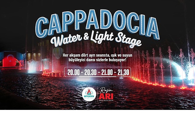 Nevşehir Belediyesi Gösteri Havuzu 4 Seans Sizi Bekliyor