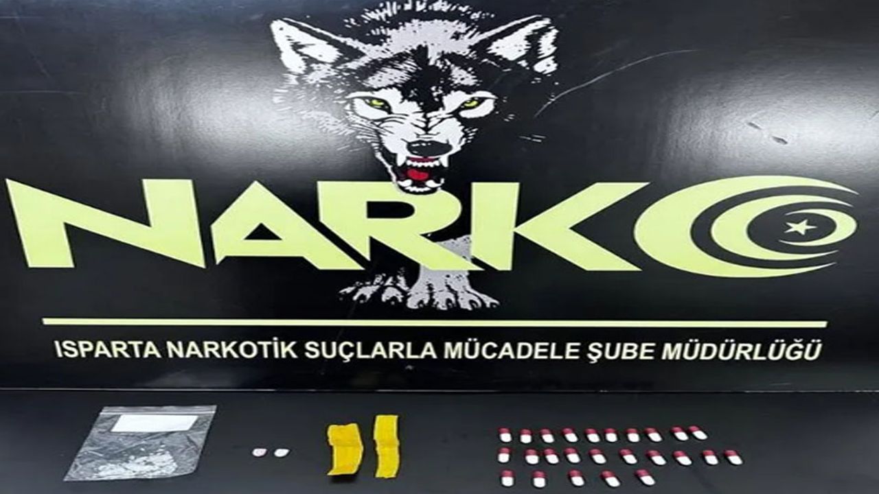Isparta’da uyuşturucu operasyonu: 2 kişi yakalandı