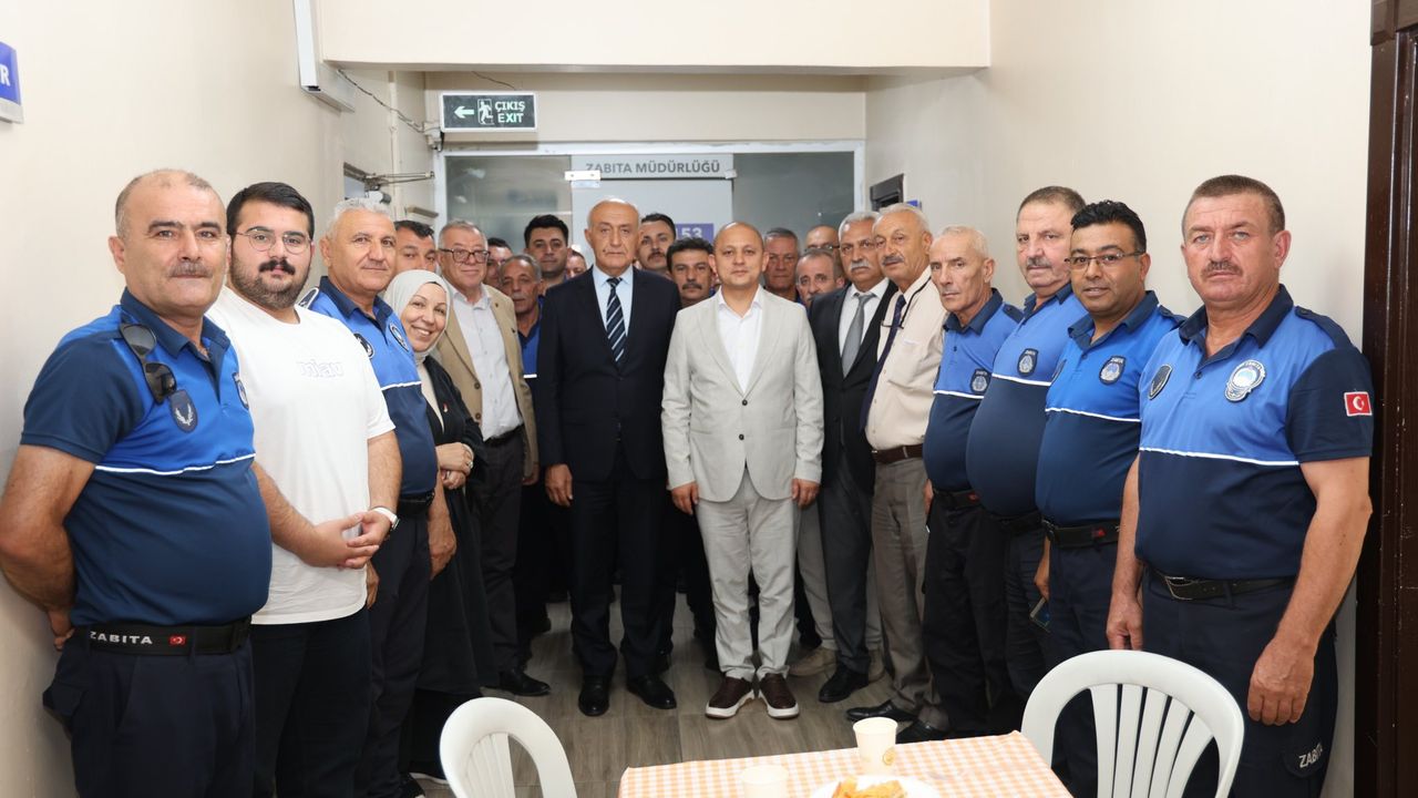 Başkan Ahmet Önal, zabıta haftası’nı kutladı