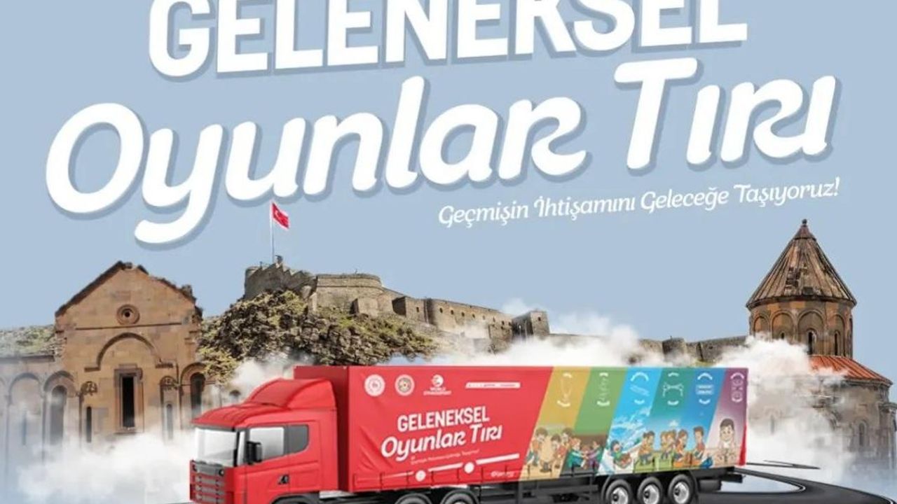 Geleneksel Oyunlar Tırı Kars’ta Çocuklarla Buluşuyor!