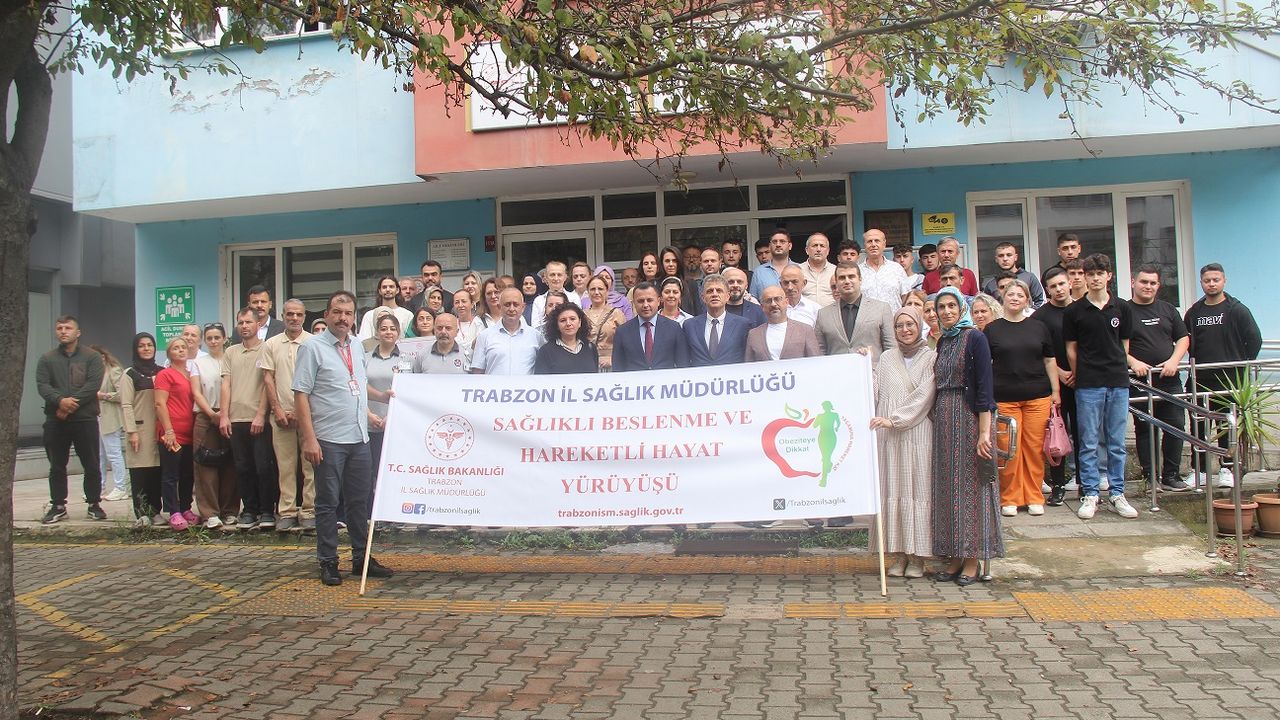 Trabzon Vakfıkebir’de “Sağlık için harekete geç” yürüyüşü