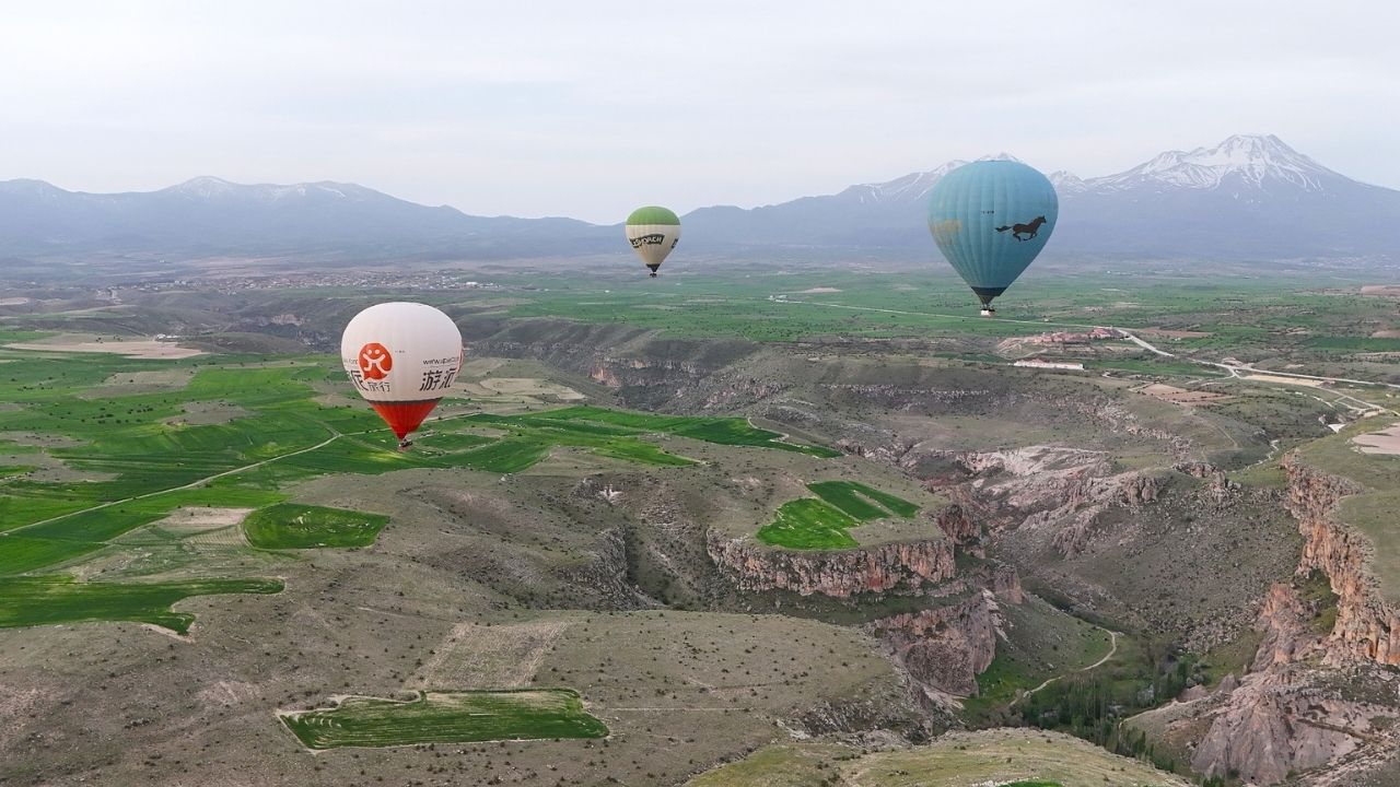 Gökyüzünde görsel şölen: Aksaray Ihlara balon gösterisi başlıyor