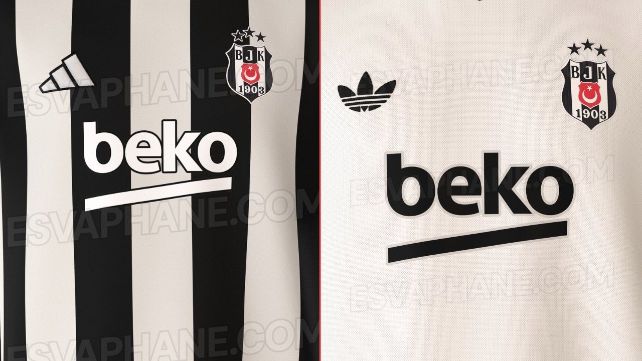 Beşiktaş’ın 2026-27 formaları sızdı: Retro detaylar dikkat çekiyor
