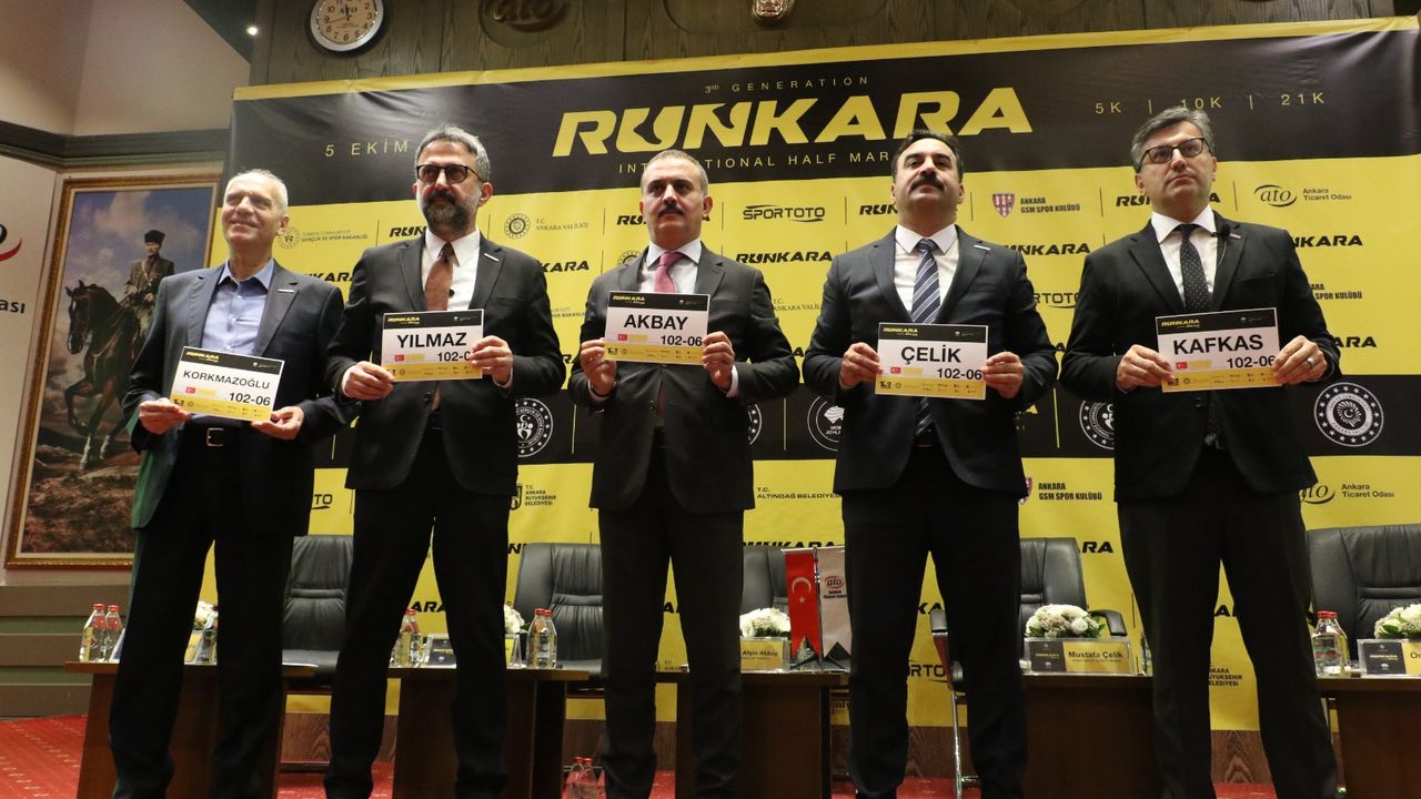“Ankara, Dünya Başkentleri arasında koşuyor: RUNKARA 5 Ekim’de”