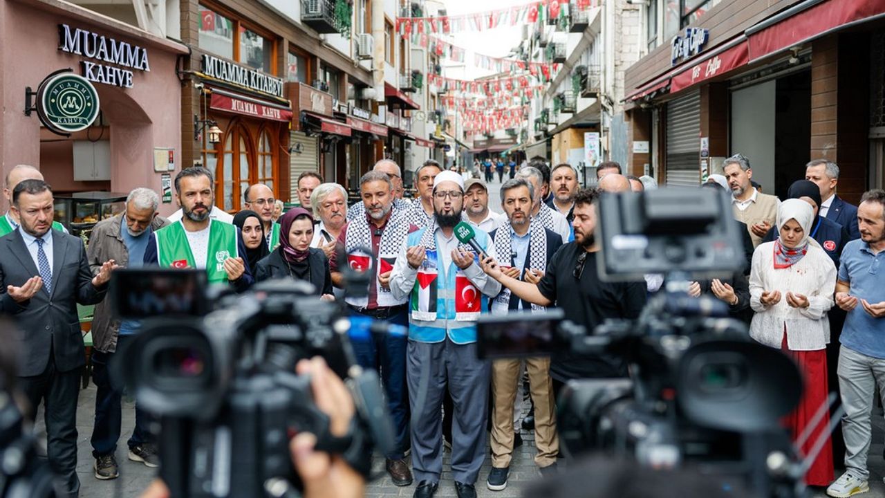 Üsküdar’da esnaf bir günlük gelirini Gazze’ye bağışlıyor