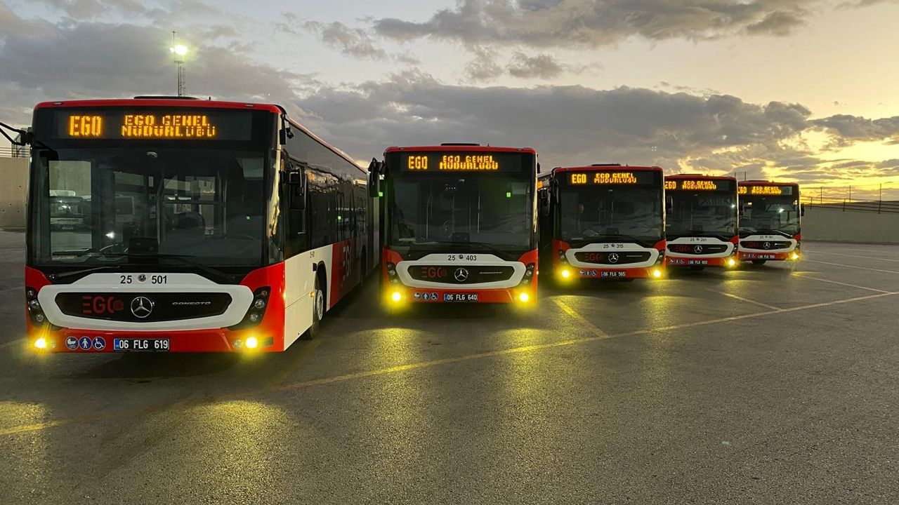ra Büyükşehir Belediyesi’nden Başkent’e 5 yeni otobüs