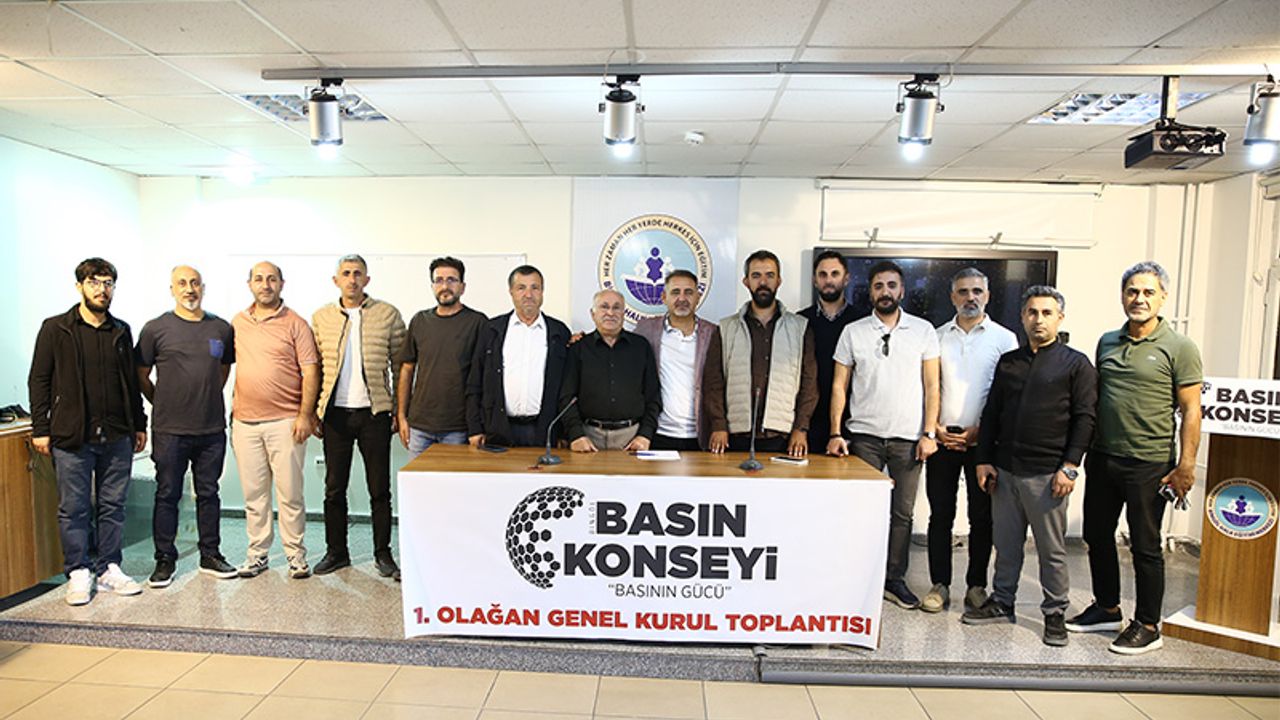Bingöl Basın Konseyi ilk genel kurulunu yaptı