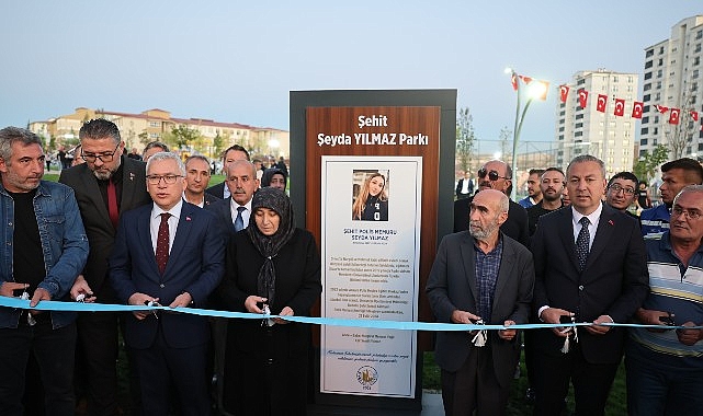 Şehit Şeyda Yılmaz Parkı Dualar ile Açıldı