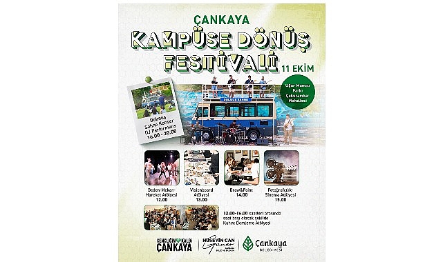 Çankaya, Gençleri “Kampüse Dönüş Festivali”nde Buluşturuyor