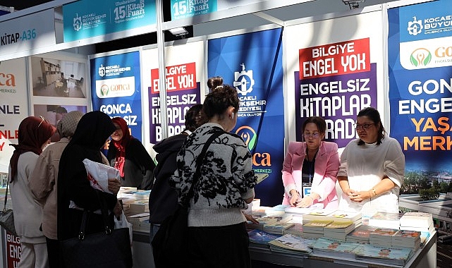 Gonca’dan kitap fuarında anlamlı stant