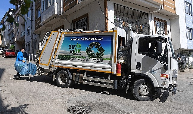 Osmangazi’de Ambalaj Atıkları Kapı Kapı Toplanıyor