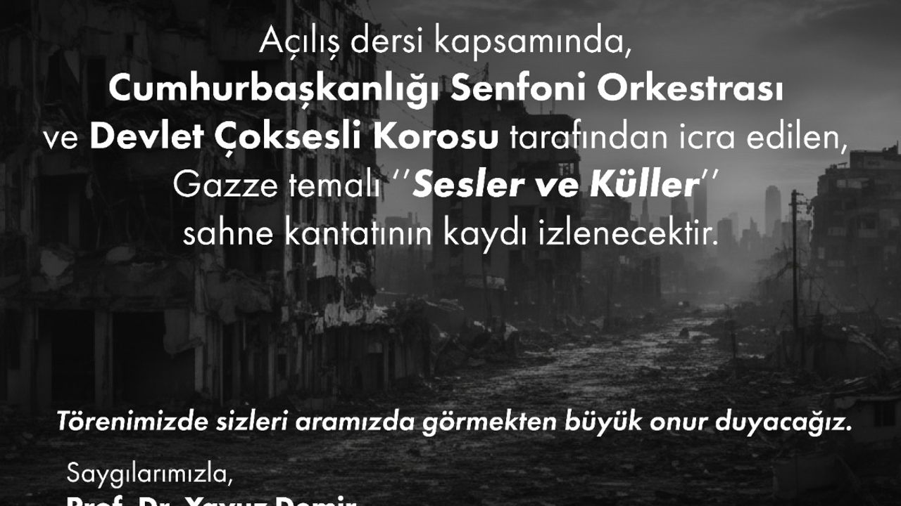 ra Bilim Üniversitesi yeni akademik yıla anlamlı bir etkinlikle başlıyor