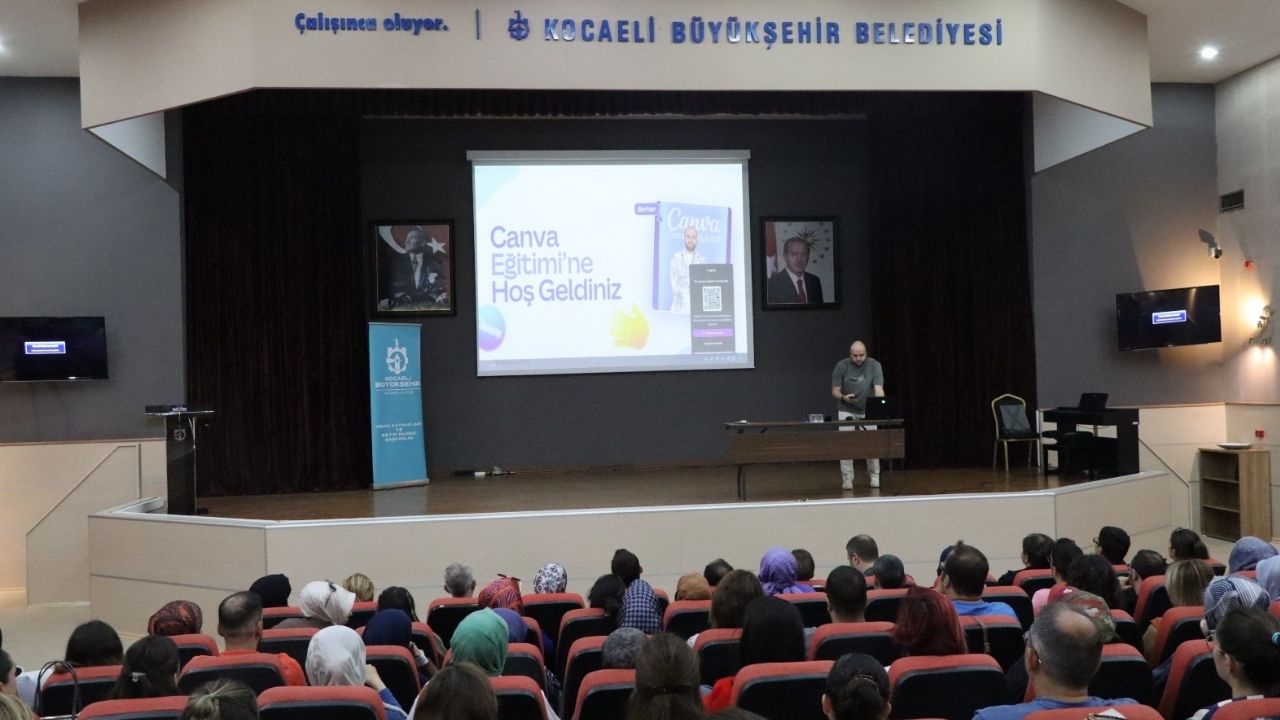 Kocaeli Büyükşehir personeli “Canva” eğitimi aldı