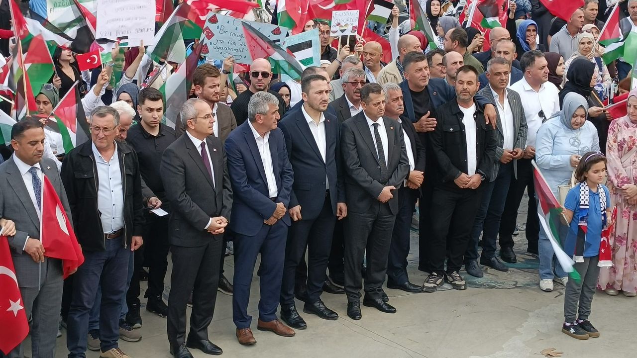 Akçakoca’dan “Gazze için” tek ses çıktı