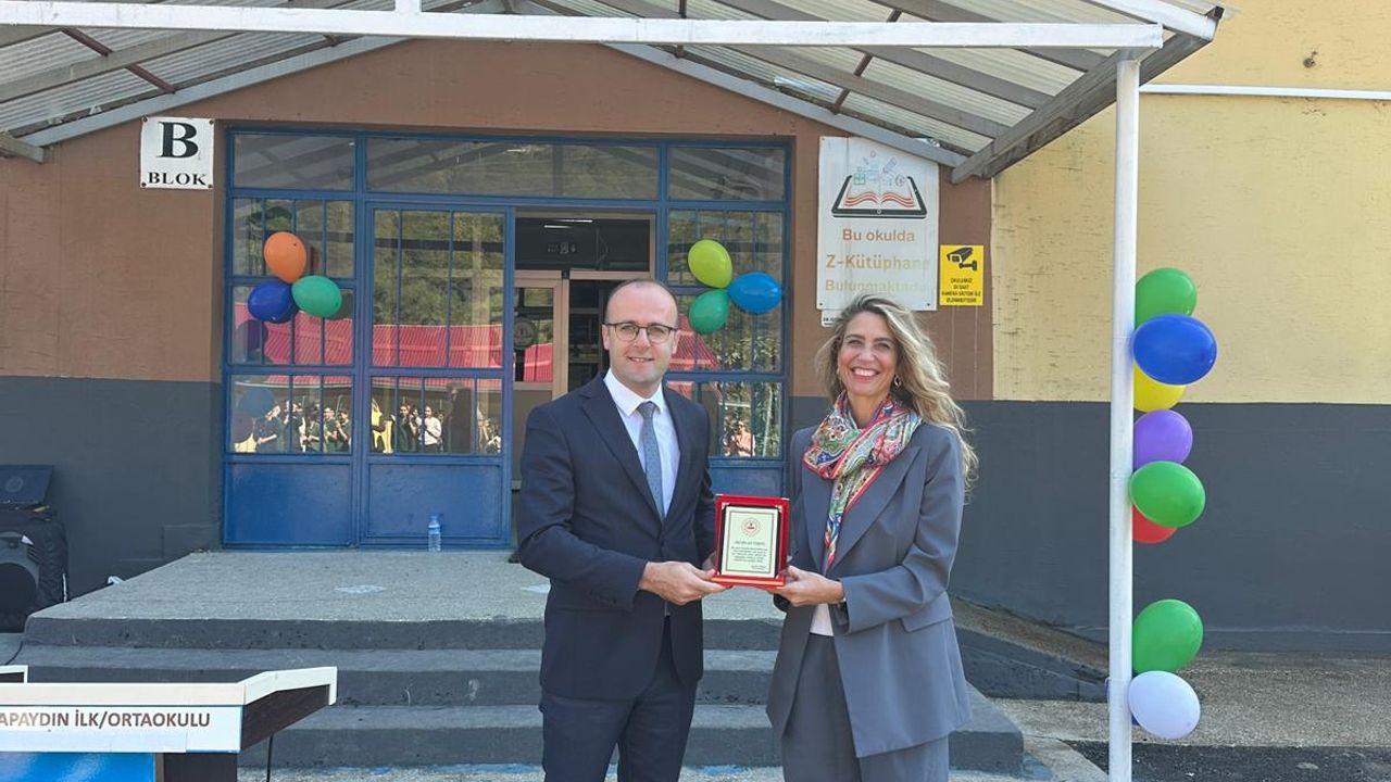 Dereli’de okul bahçeleri yenileniyor