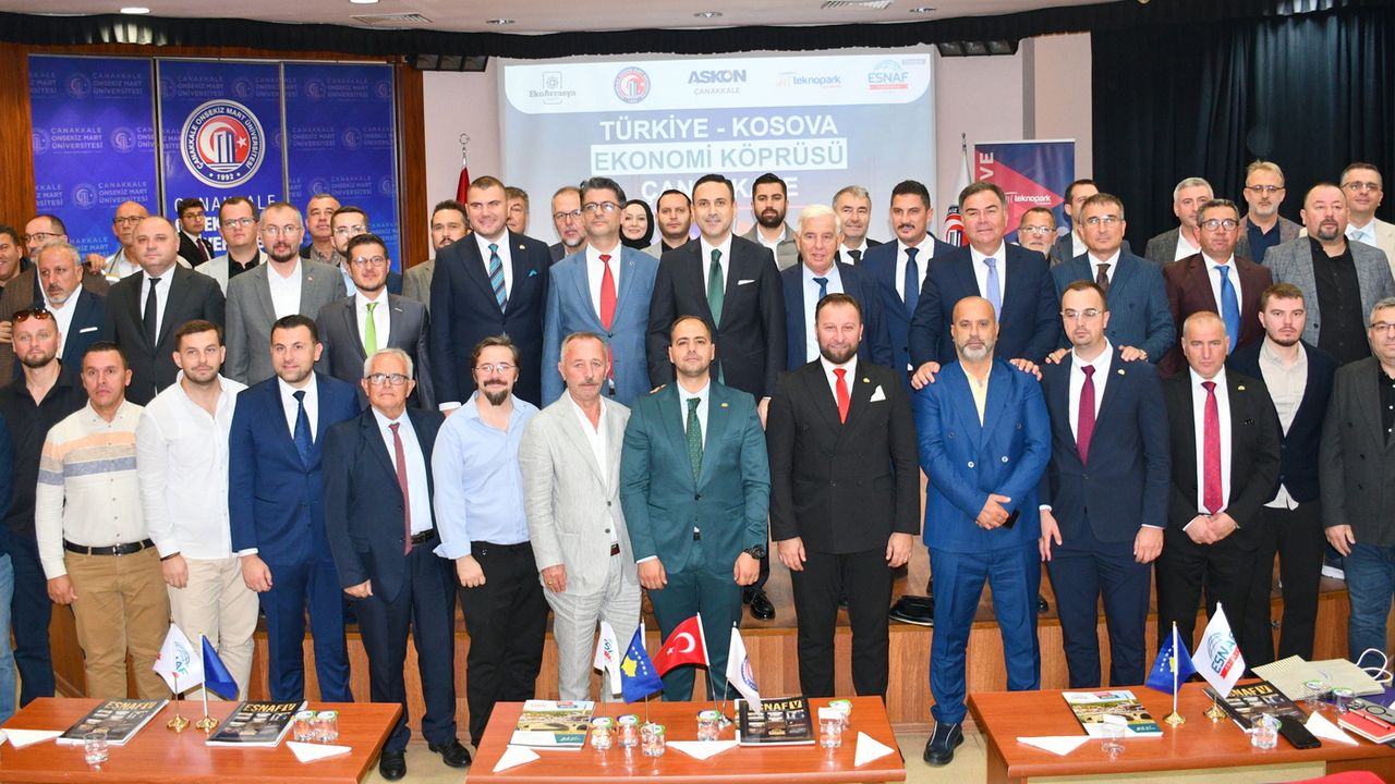 Türkiye–Kosova Ekonomi Köprüsü ÇOMÜ’de kuruldu