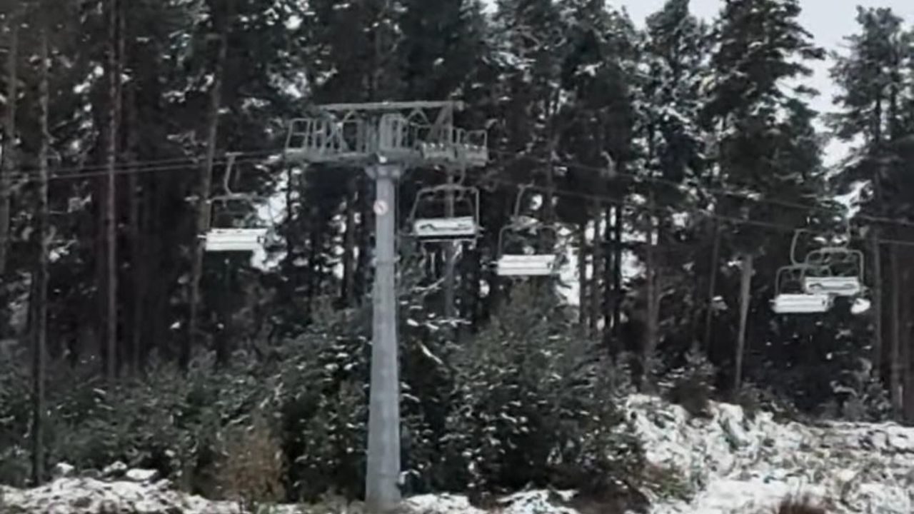 Sarıkamış’a mevsimin ilk karı düştü: Beyaz gelinliğini giydi