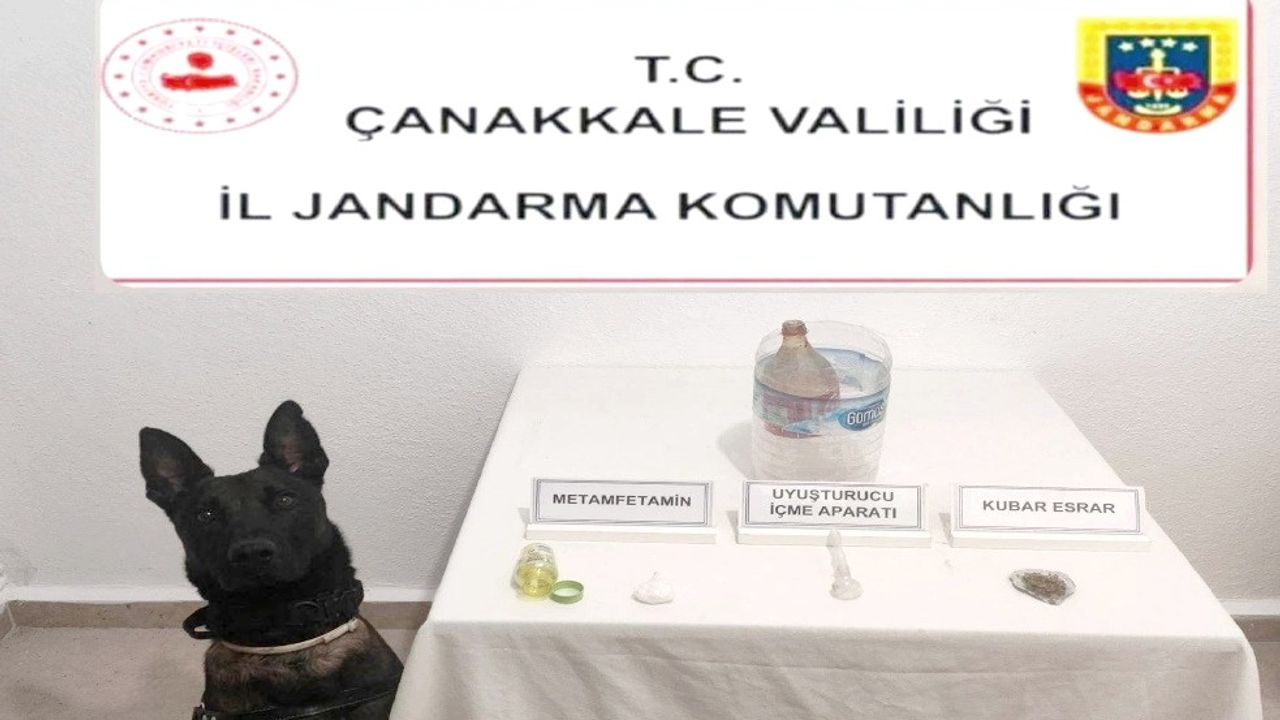 Çanakkale jandarmasından uyuşturucuya geçit yok