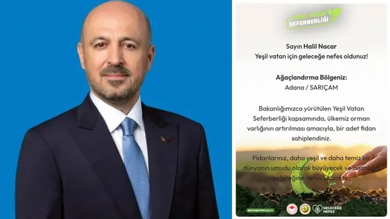 Nacar’dan ‘Yeşil Vatana’ destek