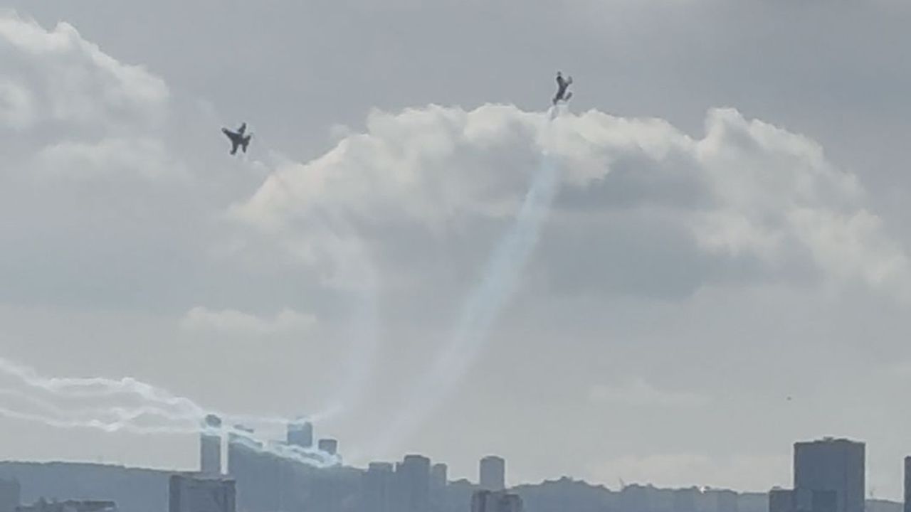 ra semalarında SOLOTÜRK şöleni: 29 Ekim provaları nefes kesti