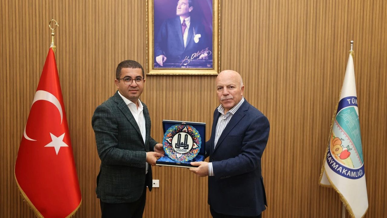 Erzurum Büyükşehir Belediye Başkanı Sekmen’den Kağızman Kaymakamlığı’na Ziyaret