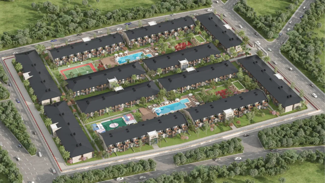 Tatil Köyü konforunda yaşam alanı isteyenlerin tercihi: Sun City Antalya Projesi!