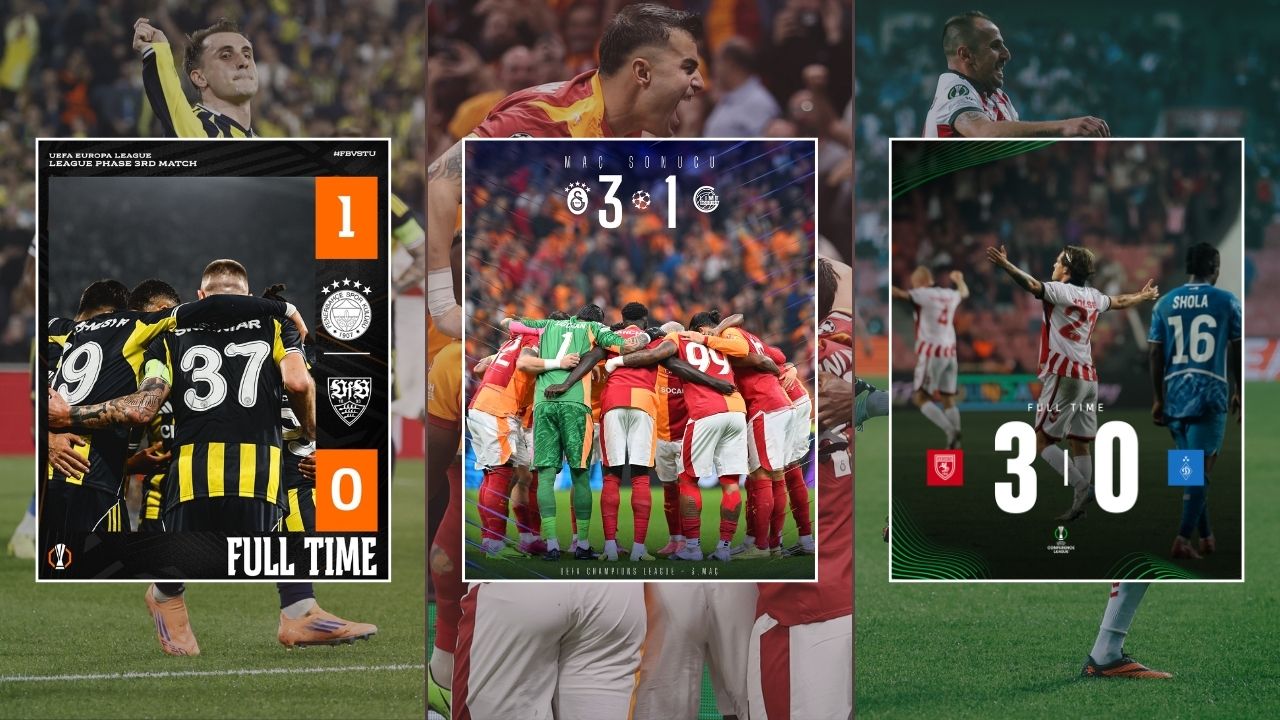 Türk futbolu Avrupa’da fırtına gibi esiyor: Son 6 maçta 6 galibiyet!