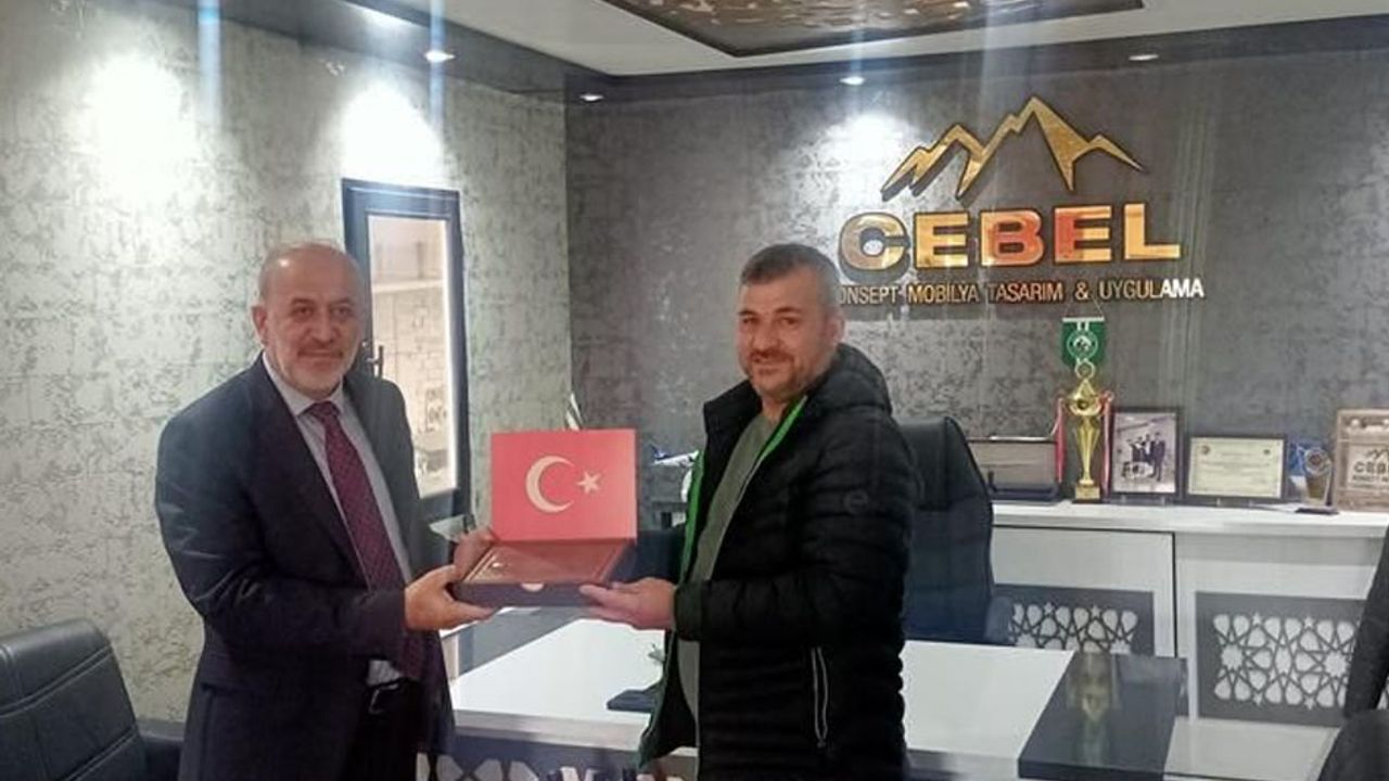 Müftü Biçer’den hayırsever iş insanı Demirel’e ziyaret