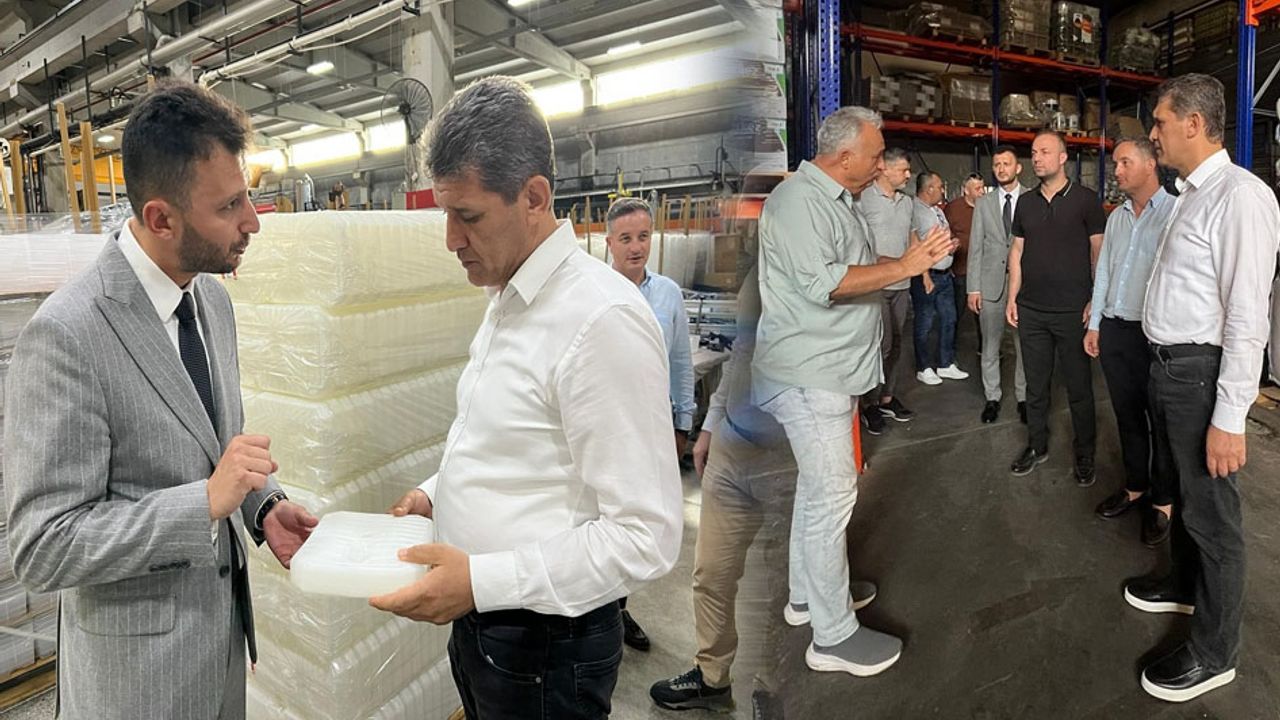 AK Parti Antalya il Başkanı Ali Çetin’den OSB’de firma ziyaretleri