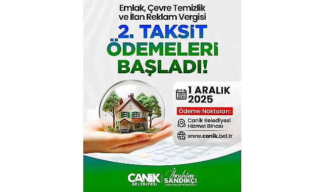 Canik’te Vergi Ödemeleri Başladı 