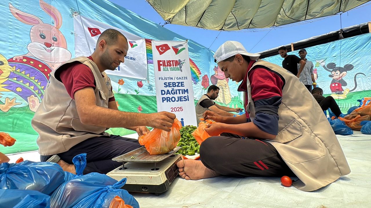 Yetim Vakfı Gazze’de iki yılda 2,3 milyon kişiye ulaştı