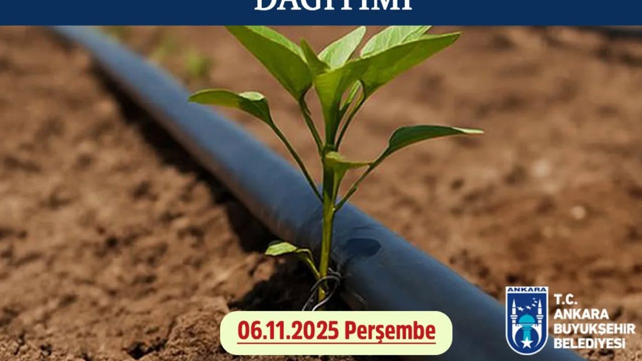 Çiftçilere Damla sulama borusu dağıtımı yapılacak