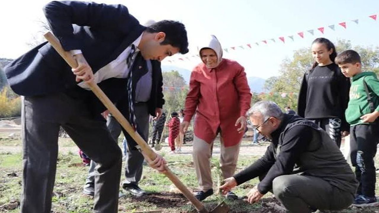 İbradı’da Milli ağaçlandırma günü coşkusu