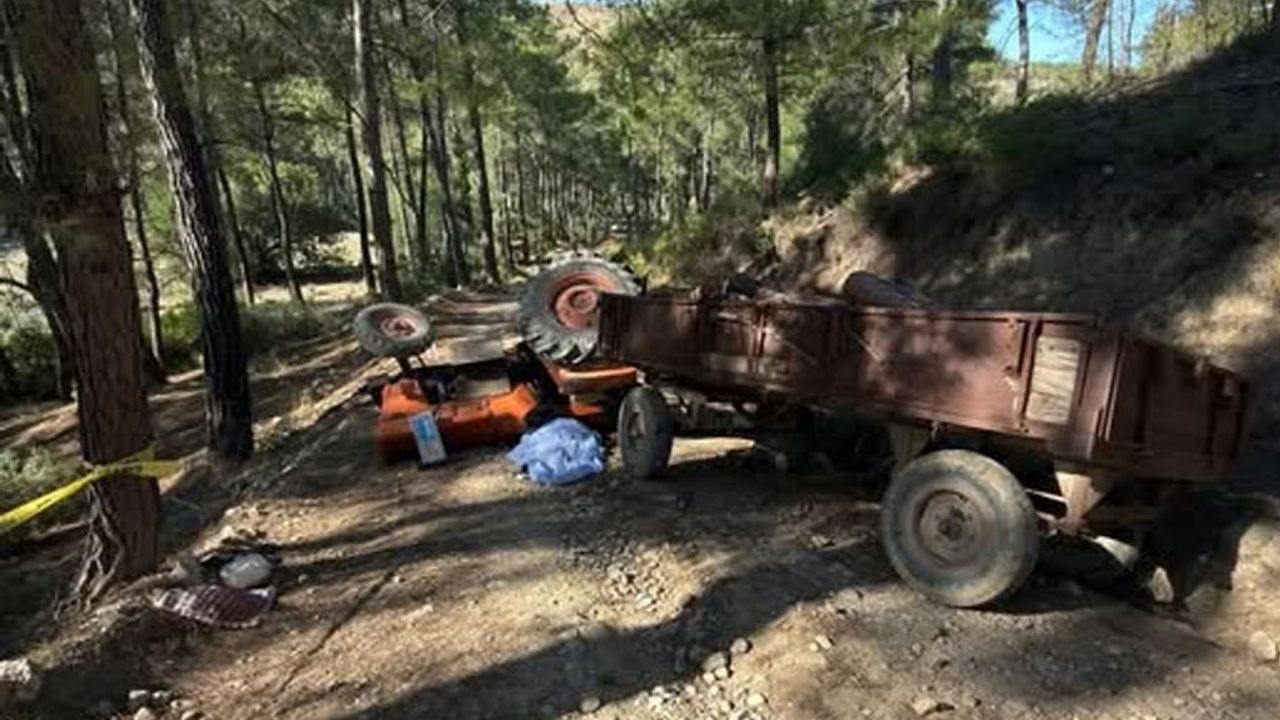 Serik’te traktör kazası: 61 yaşındaki sürücü hayatını kaybetti