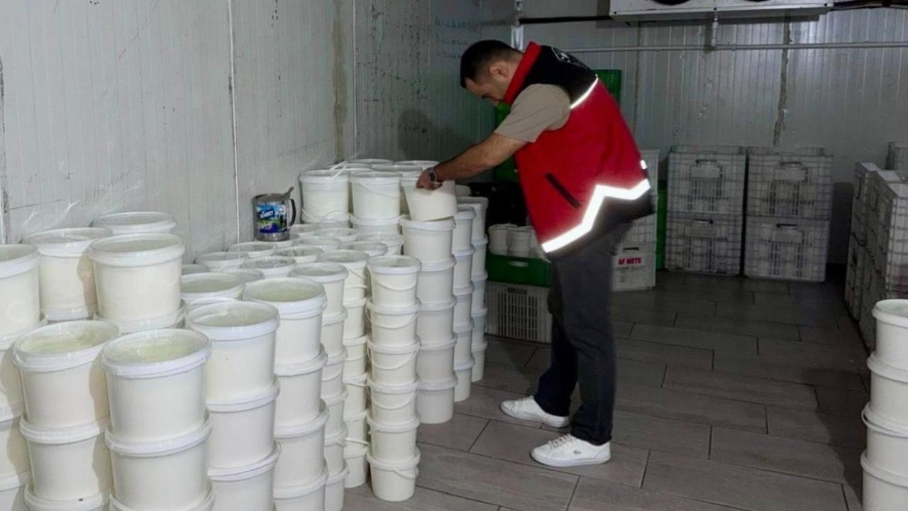 Hatay’da etiketsiz süt ürünlerine operasyon: 2,3 ton ürün imha edildi