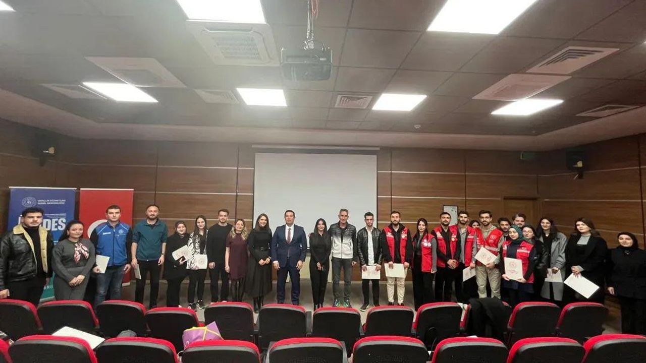 UNİDES programı kapsamında sertifika töreni düzenlendi
