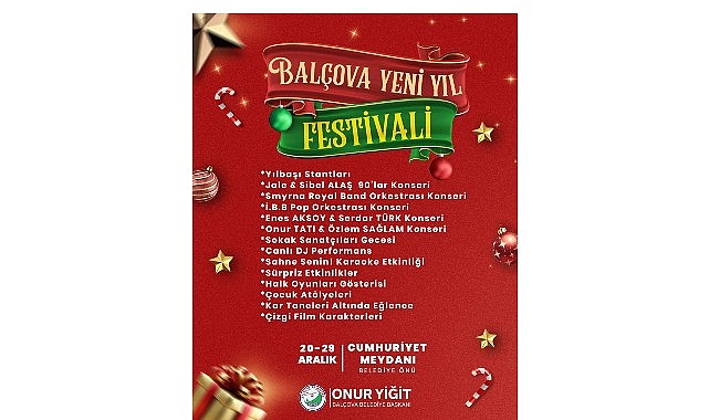 Balçova’da Yeni Yıl Coşkusu: 10 Günlük Dev Festival Başlıyor!