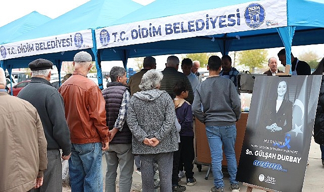 Didim’de Merhume Gülşah Durbay için lokma hayrı düzenlendi