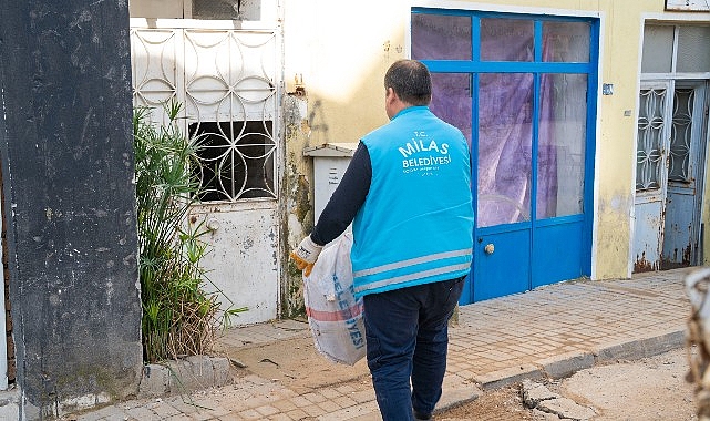Milas Belediyesi Soğuk Kış Günlerinde Vatandaşların Yanında