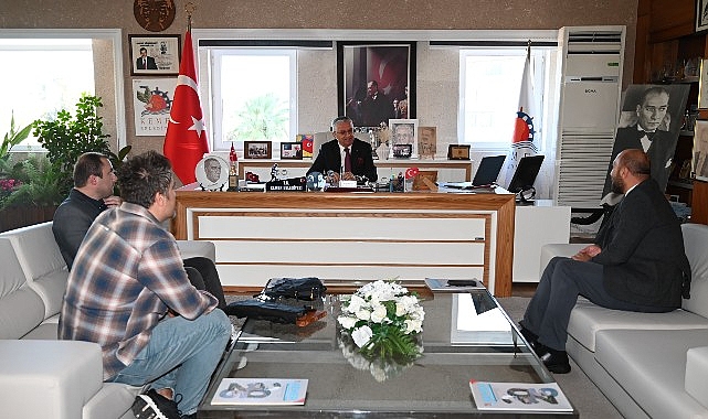 Öğretmenlerden Başkan Topaloğlu’na ziyaret