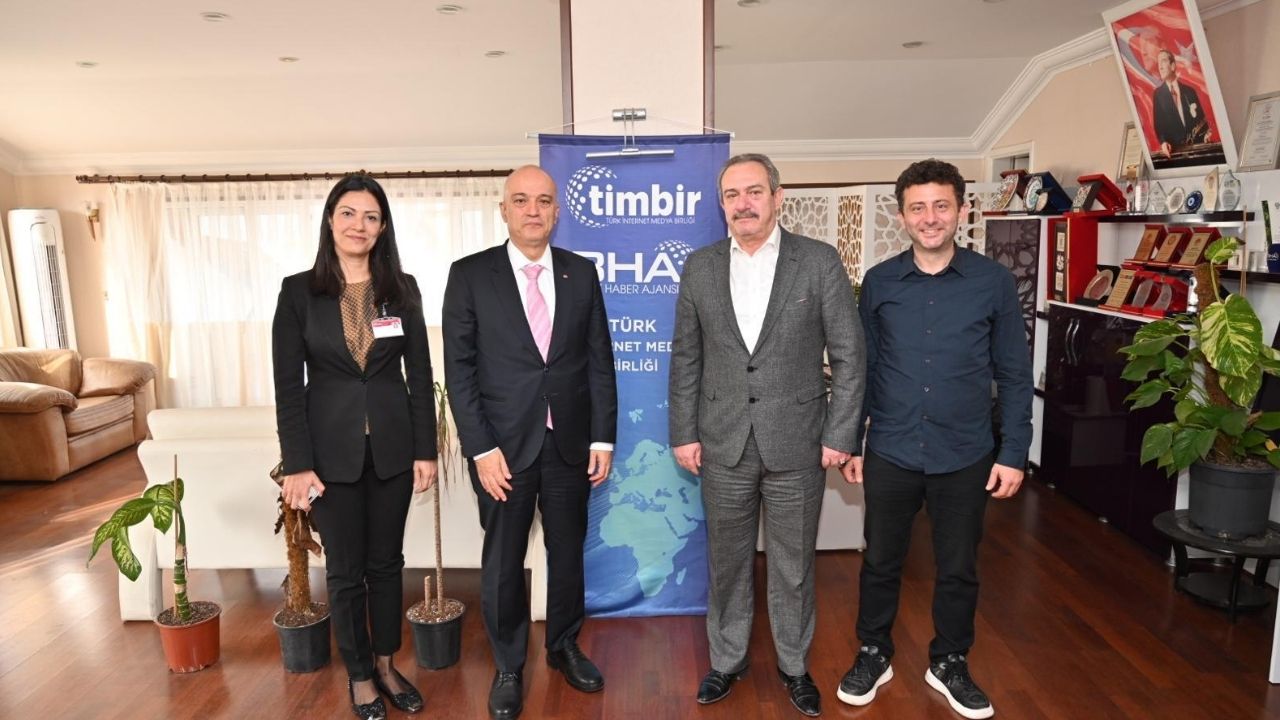 İSDEMİR Genel Müdürü Ayhan Akın’dan TİMBİR’e ziyaret