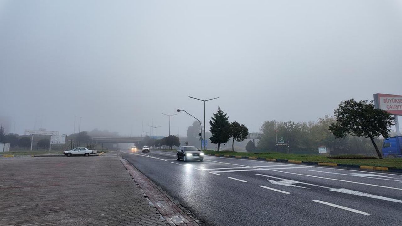 Aydın’a sis çöktü