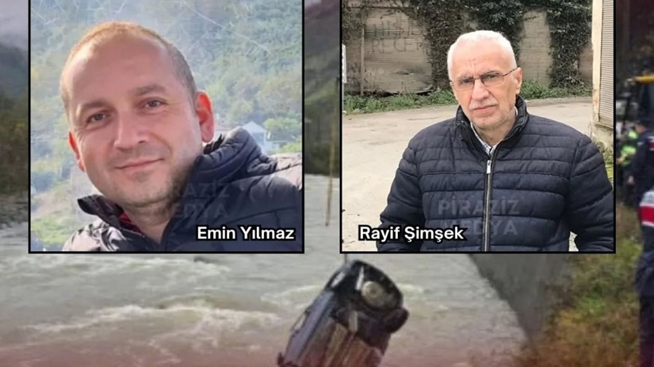 Giresun’da dereye uçan araçta iki kişi hayatını kaybetti
