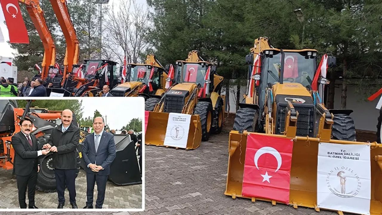 Batman il özel idareye 171 milyonluk araçlar