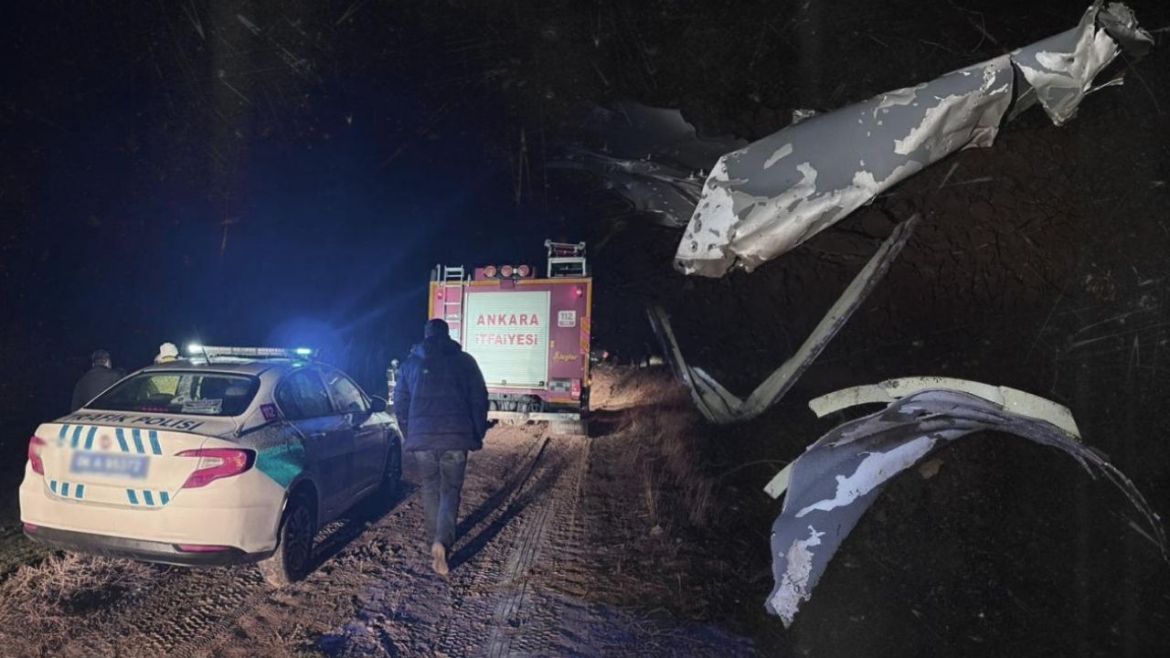 Libya heyetini taşıyan jet Haymana’da düştü: Enkaza ulaşıldı