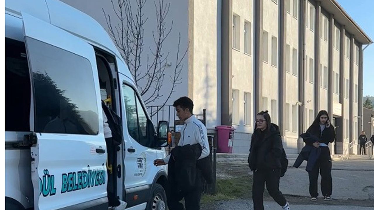 Güdül’de eğitimde örnek uygulama: Ücretsiz servis hizmeti