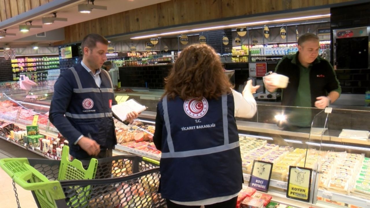 Ticaret Bakanlığı ekiplerinden marketlere fahiş fiyat denetimi