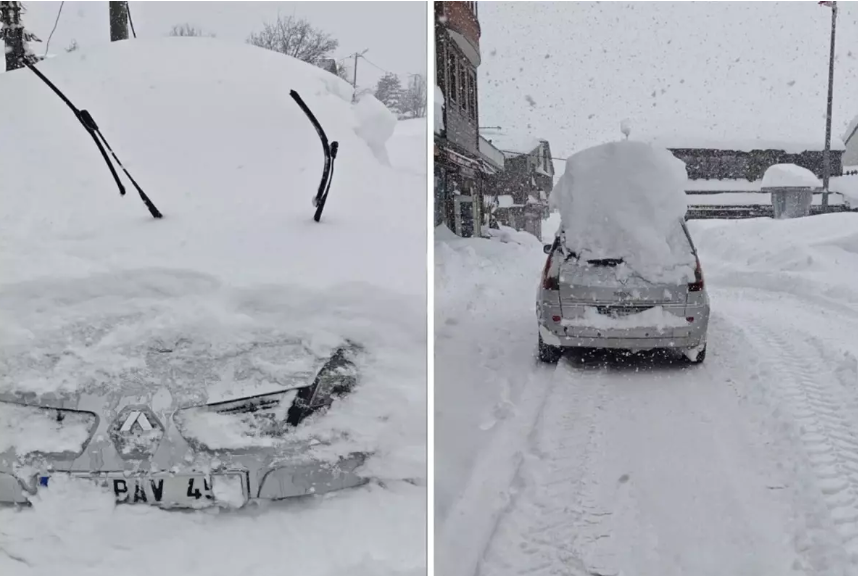 Ordu’da Kar Esareti: Çambaşı Yaylası’nda Kar 2 Metreyi Buldu!
